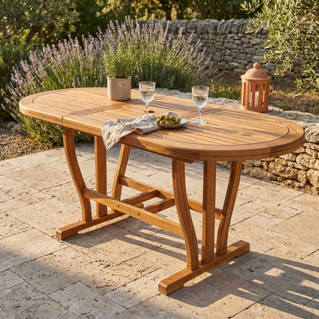 TAVOLO OVALE 120/160 X 70 DOUBLE