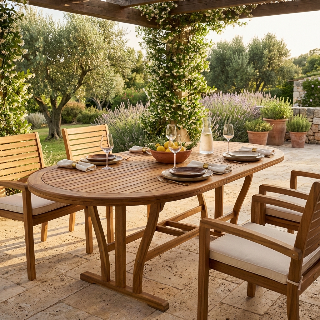 TAVOLO OVALE 180/240 X 100 DOUBLE