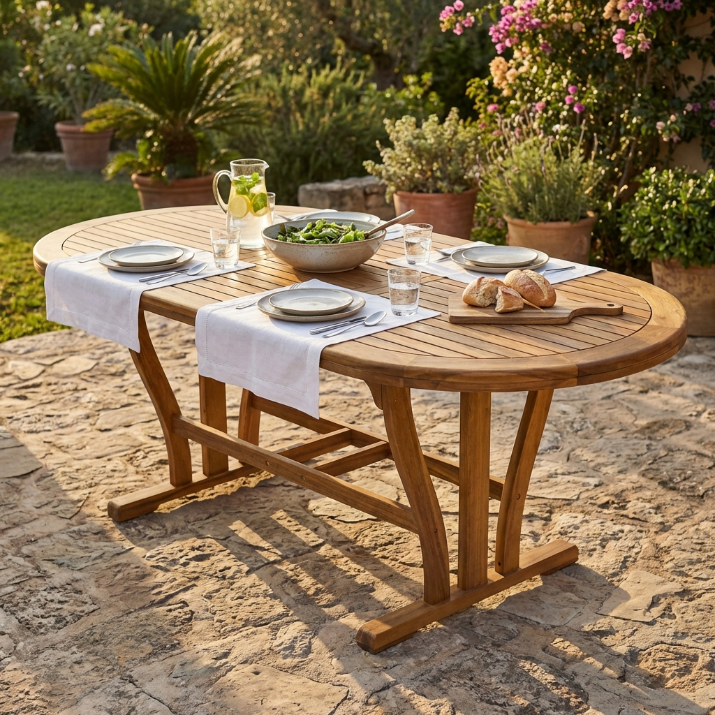 TAVOLO OVALE 150/200 X 90 DOUBLE