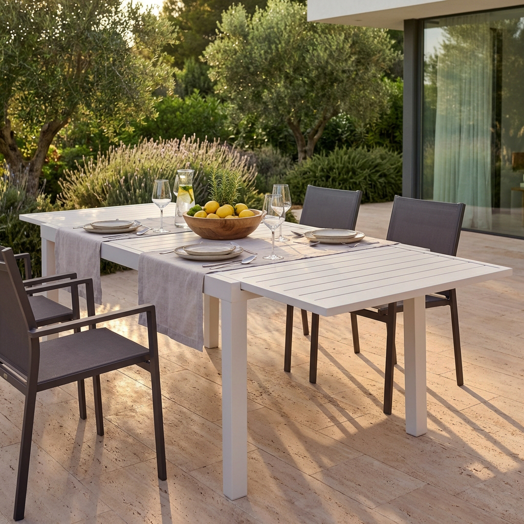 TAVOLO FORMENTERA 160/240 X 90