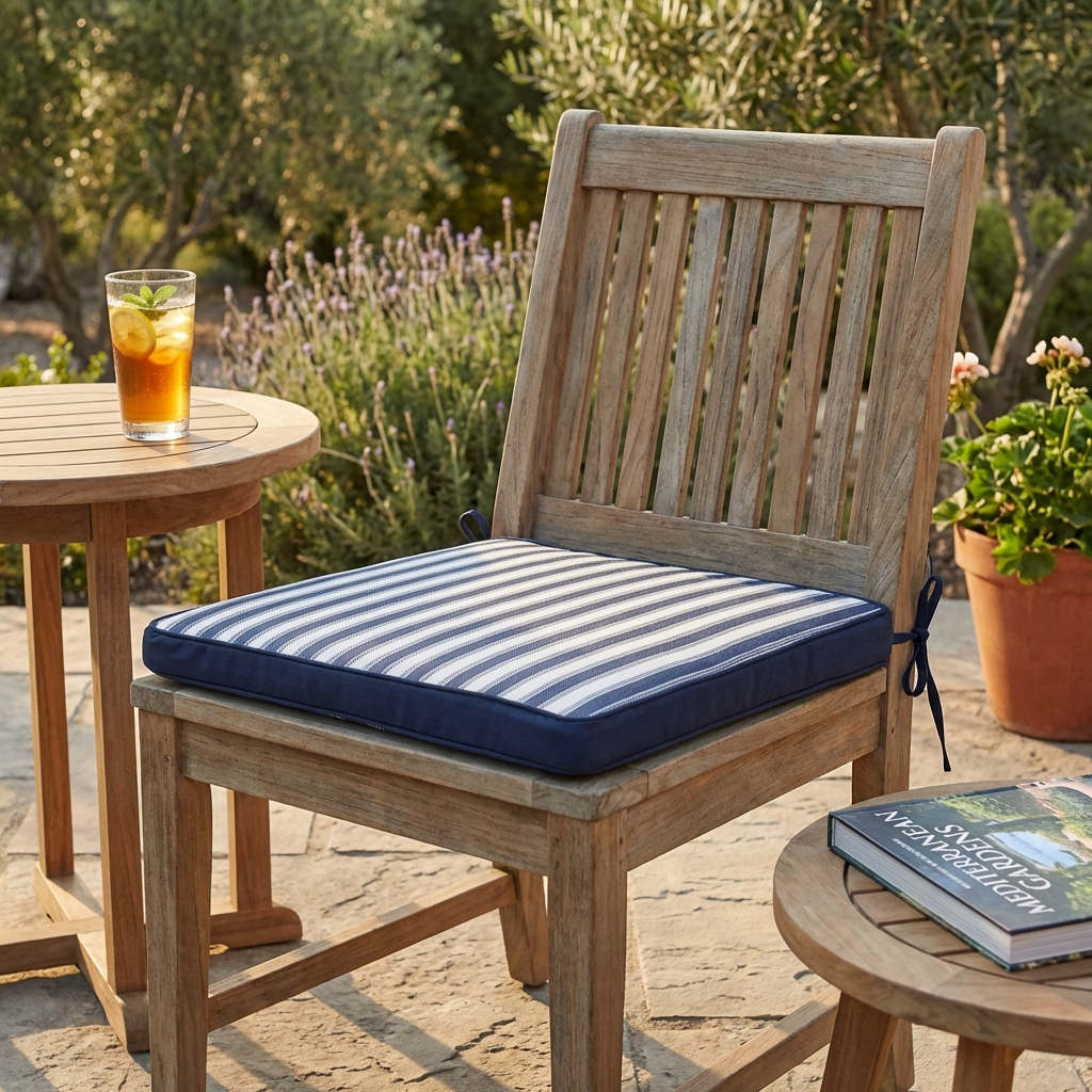CUSCINO REAL SEDUTA RIGA BLU