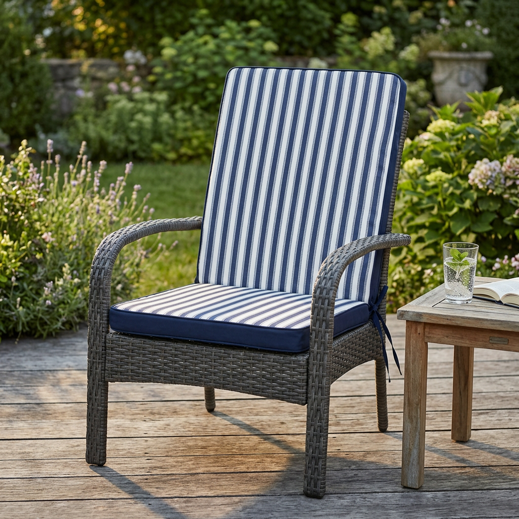 CUSCINO REAL MEDIO RIGA BLU