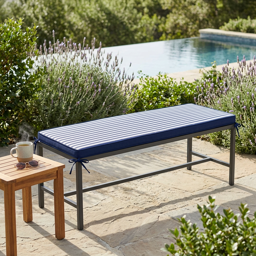CUSCINO REAL 150 RIGA BLU