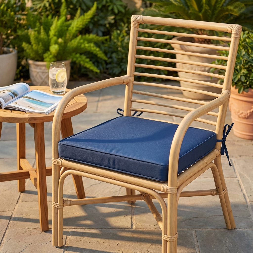 CUSCINO REAL SEDUTA BLU SCURO