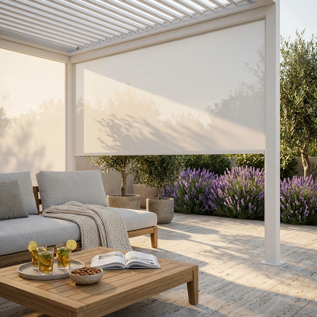 LATERALE PER PERGOLA BIOCLIMATICA 3 X 4