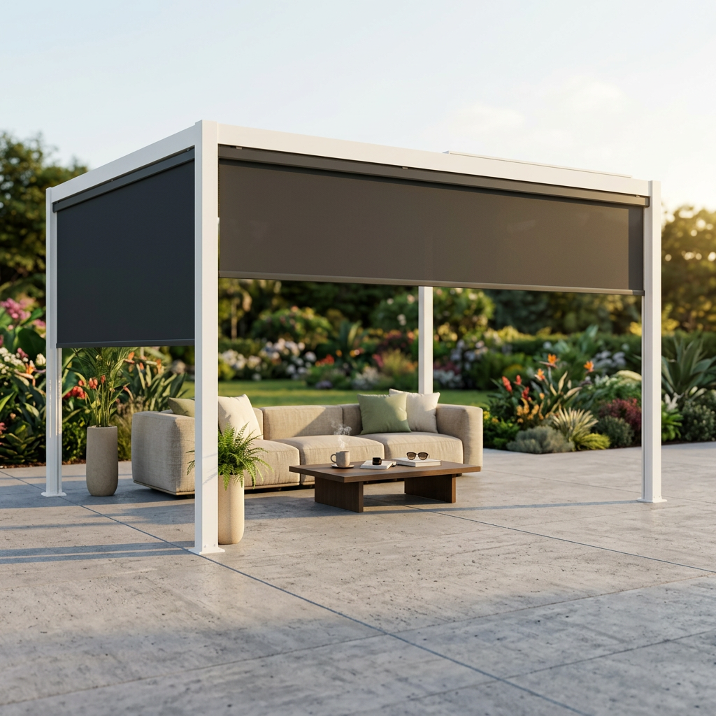 LATERALE PER PERGOLA BIOCLIMATICA 4 X 4