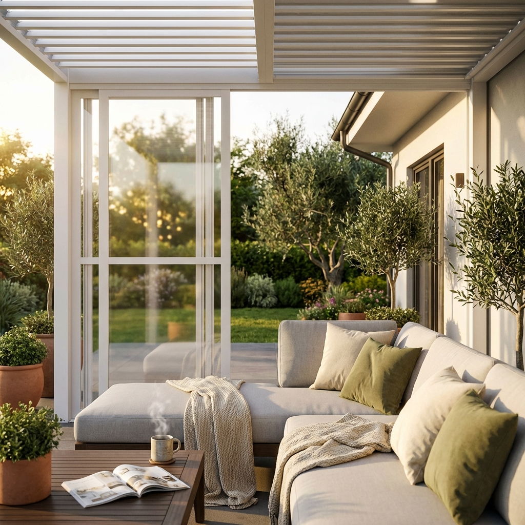 LATERALE POLICARBONATO PER LATO DA 3 M PERGOLA BIOCLIMATICA