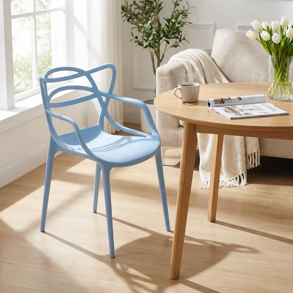 POLTRONA LILY AZZURRA