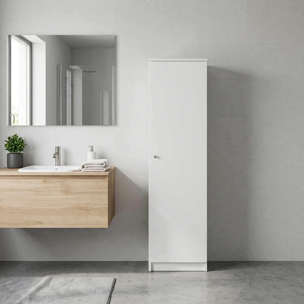 A30200BIK COLONNA 1 ANTA KIT BIANCO LISCIO