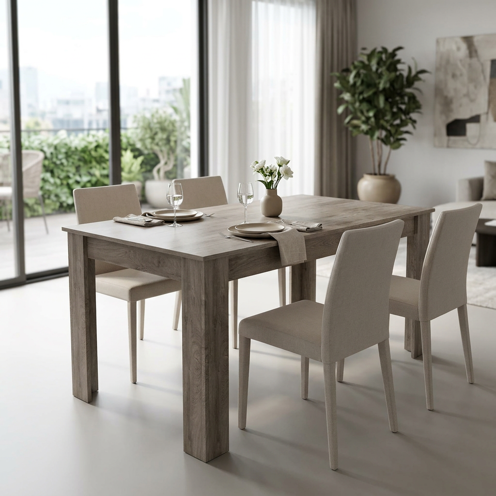 TAVOLO PEPPER ROVERE CHIARO