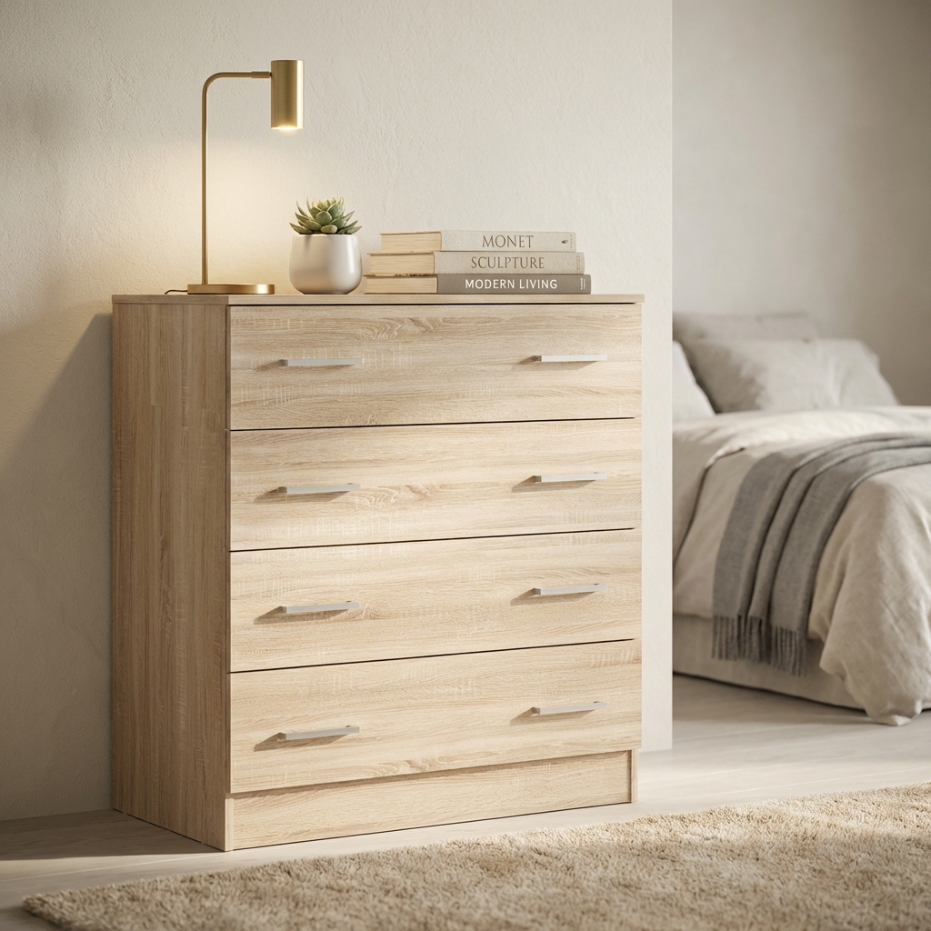 MOBILE 5 CASSETTI QUERCIA CHIARO
