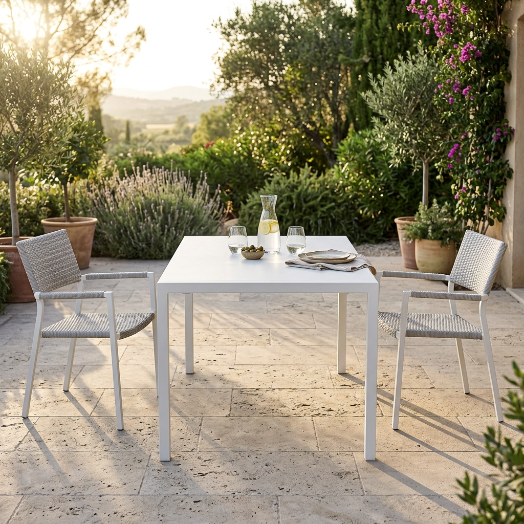 TAVOLO AUTOLIVELLANTE 80 X 120 X 76 BIANCO
