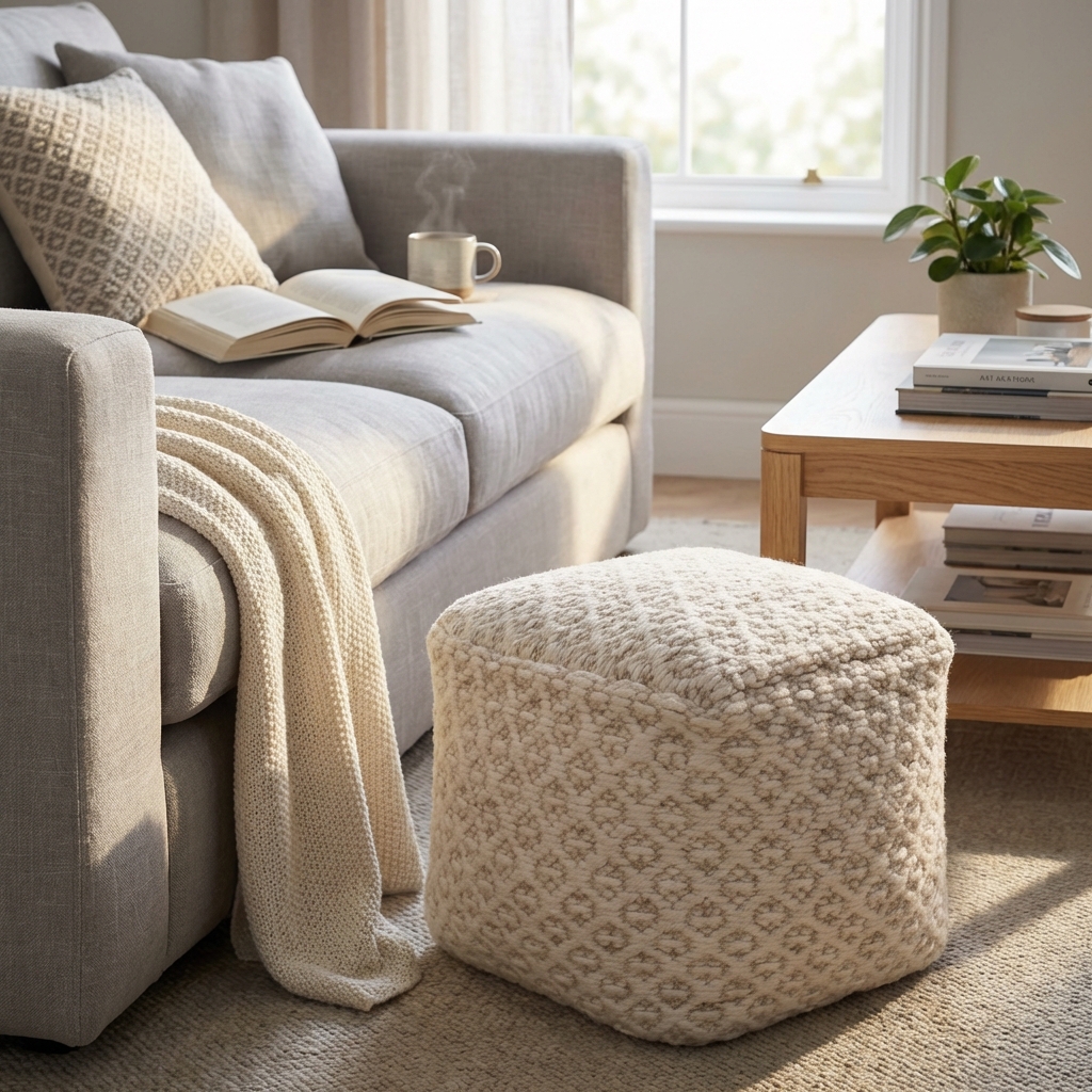 POUF JEAN 40 X 40